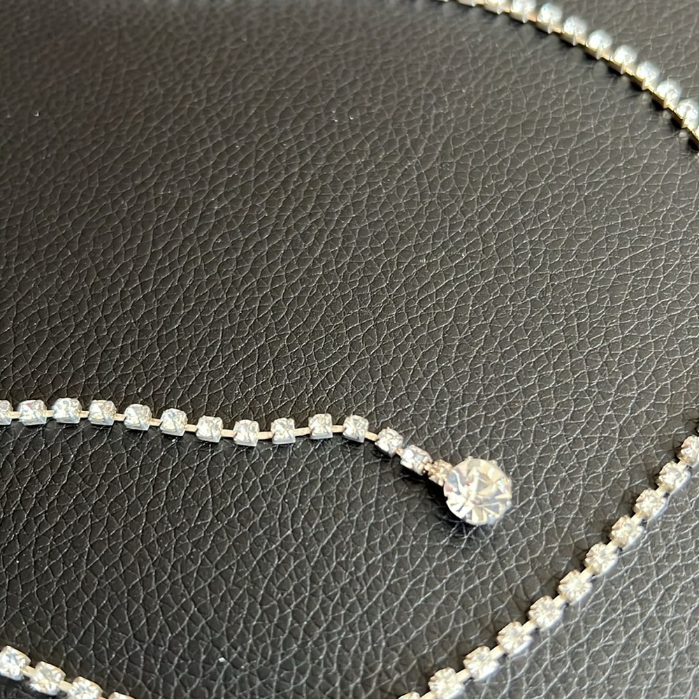 Vintage Rhinestone Belt - Picture 2 of 4